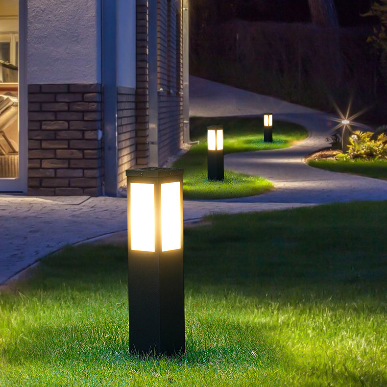 Premium Minimalist Waterproof Metal & PC 1-Light Outdoor