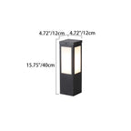 Premium Minimalist Solar Waterproof LED Outdoor Pillar