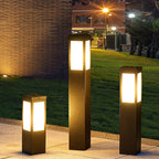 Premium Minimalist Solar Waterproof LED Outdoor Pillar