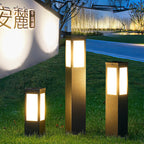 Premium Minimalist Solar Waterproof LED Outdoor Pillar