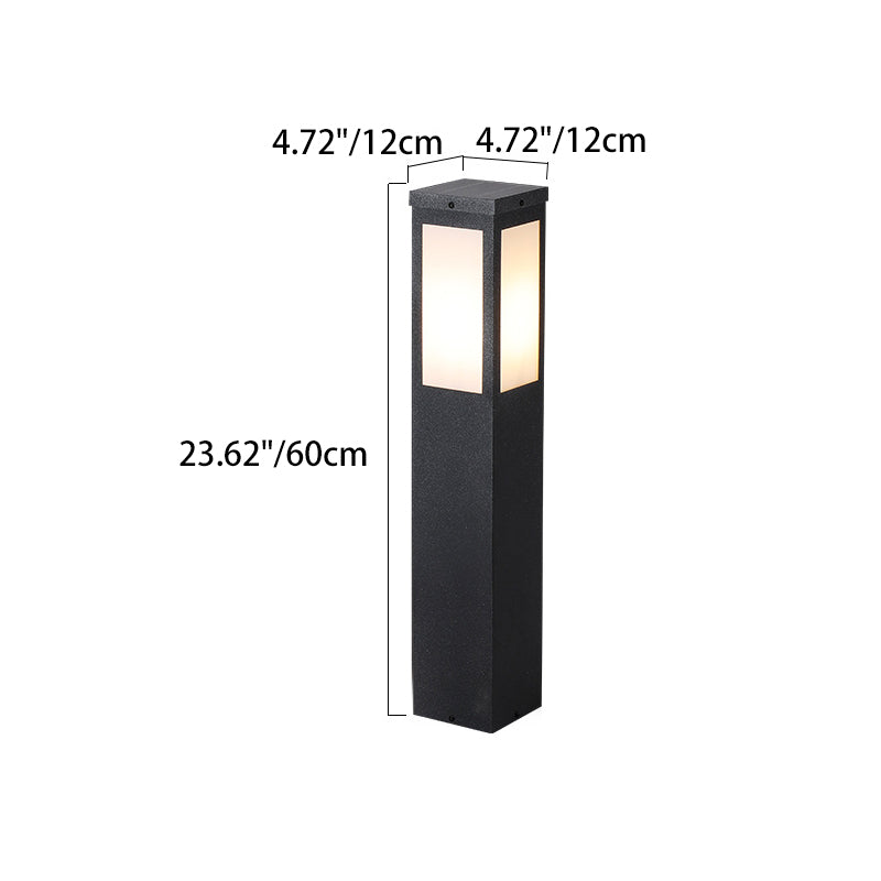 Premium Minimalist Solar Waterproof LED Outdoor Pillar