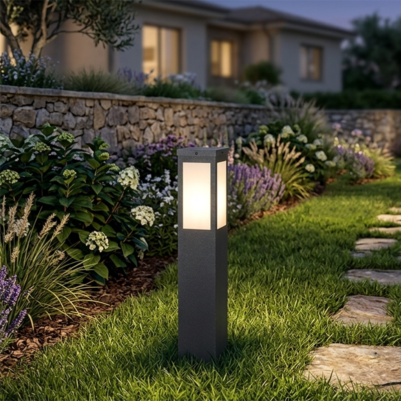 Premium Minimalist Waterproof Metal & PC 1-Light Outdoor