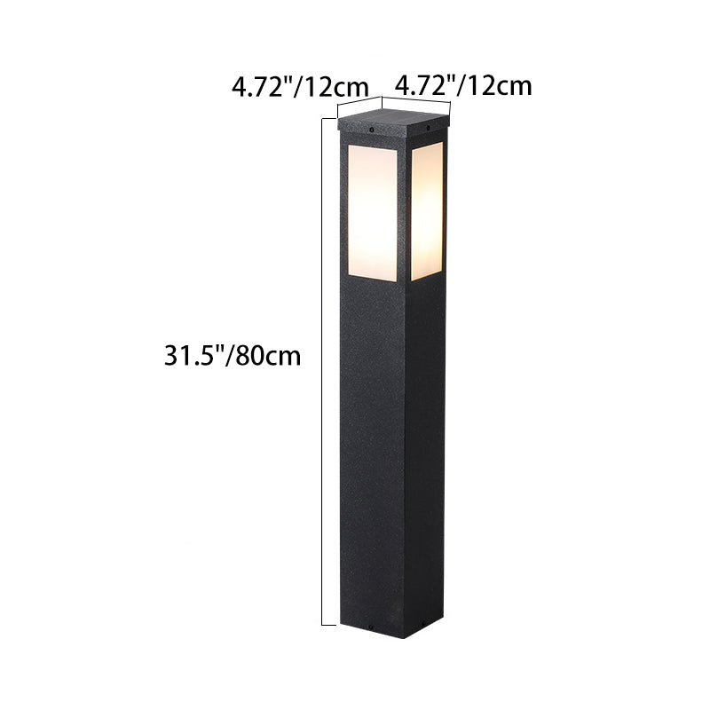 Premium Minimalist Solar Waterproof LED Outdoor Pillar