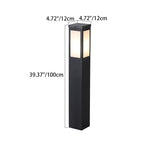 Premium Minimalist Waterproof Metal & PC 1-Light Outdoor