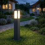 Premium Minimalist Waterproof Metal & PC 1-Light Outdoor