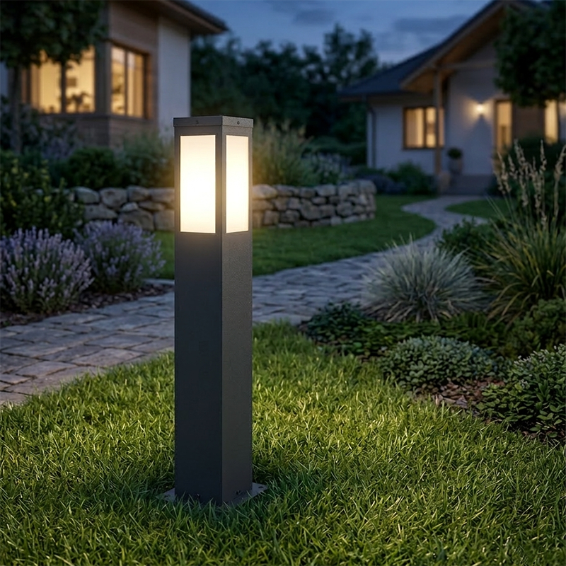 Premium Minimalist Waterproof Metal & PC 1-Light Outdoor