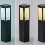 Premium Waterproof Metal & Glass Diamond-Textured Outdoor