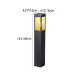Premium Waterproof Metal & Glass Diamond-Textured Outdoor