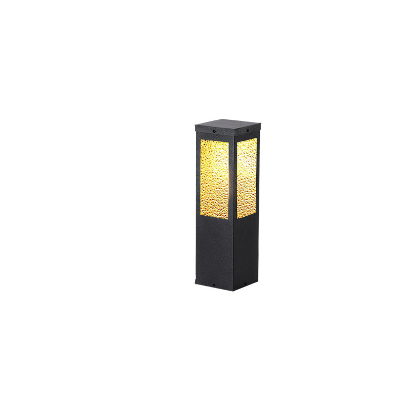 Premium Waterproof Metal & Glass Diamond-Textured Outdoor