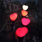 Heart-Shaped Solar LED Outdoor Light - Waterproof Modern
