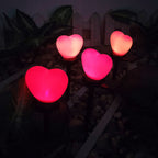 Heart-Shaped Solar LED Outdoor Light - Waterproof Modern