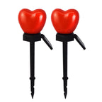 Heart-Shaped Solar LED Outdoor Light - Waterproof Modern