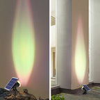 Solar-Powered Aluminum LED Spotlight - Camera-Shaped
