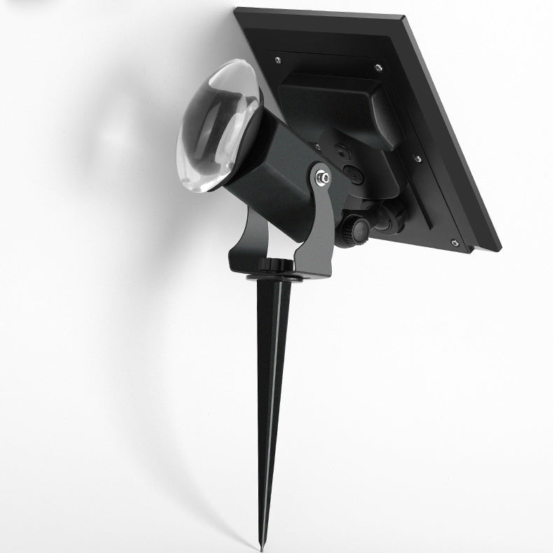 Solar-Powered Aluminum LED Spotlight - Camera-Shaped