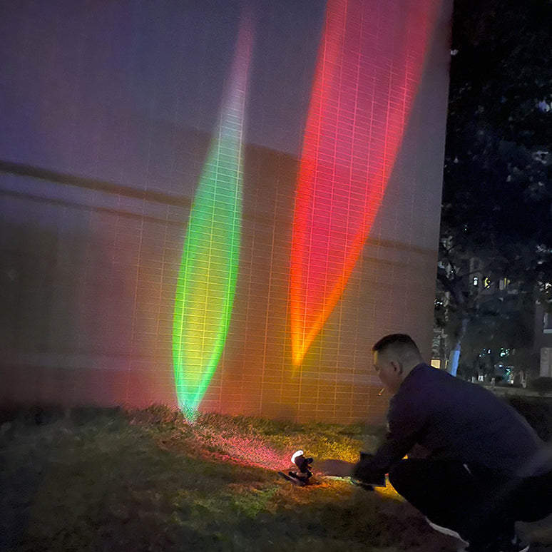 Solar-Powered Aluminum LED Spotlight - Camera-Shaped