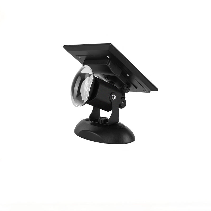 Solar-Powered Aluminum LED Spotlight - Camera-Shaped