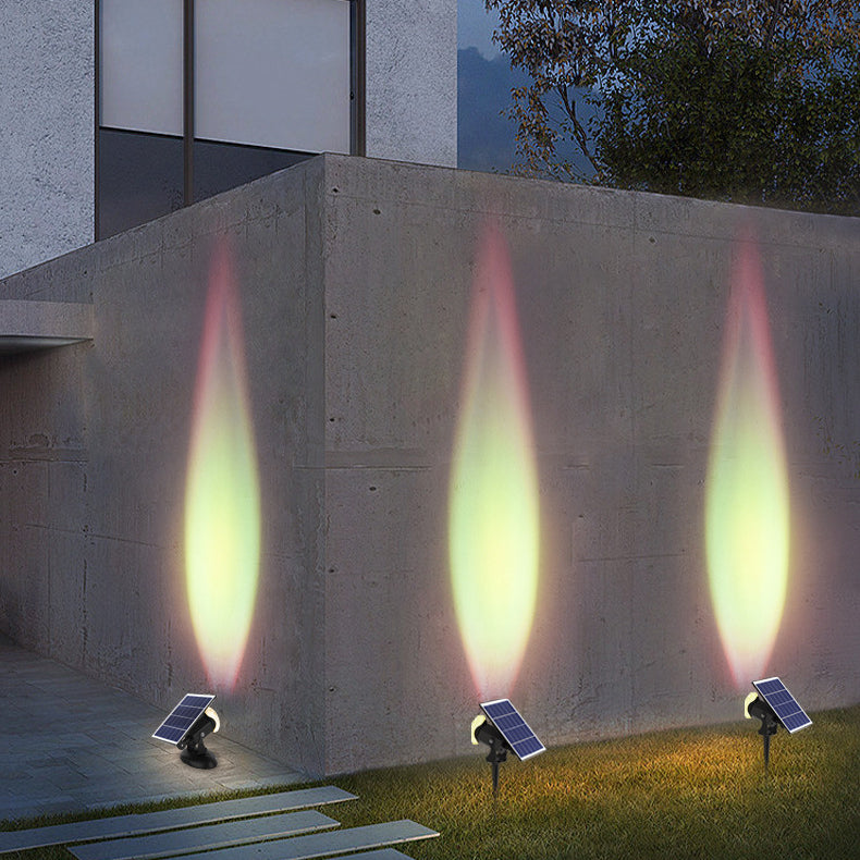 Solar-Powered Aluminum LED Spotlight - Camera-Shaped