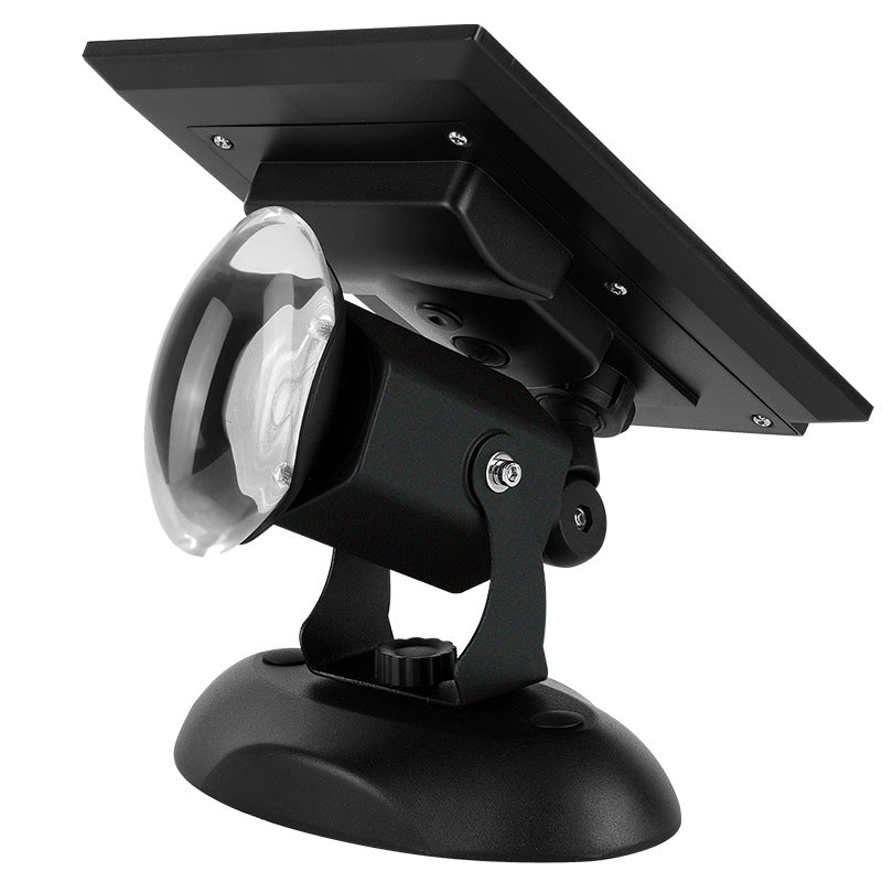 Solar-Powered Aluminum LED Spotlight - Camera-Shaped