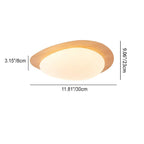 Scandinavian Pebble LED Flush Mount Ceiling Light for Bedroom