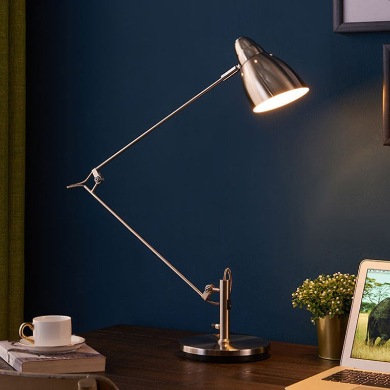 Contemporary Minimalist Iron Dome Table Lamp - 1-Light for Living Room