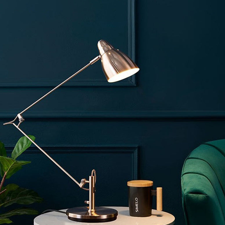 Contemporary Minimalist Iron Dome Table Lamp - 1-Light for Living Room