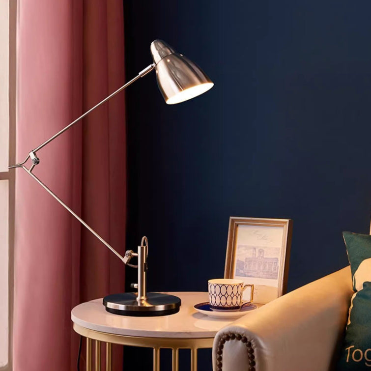 Contemporary Minimalist Iron Dome Table Lamp - 1-Light for Living Room