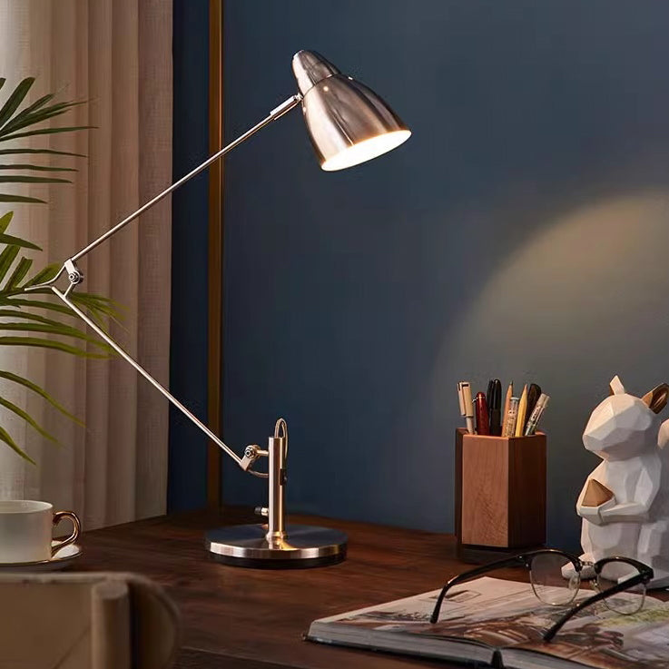 Contemporary Minimalist Iron Dome Table Lamp - 1-Light for Living Room