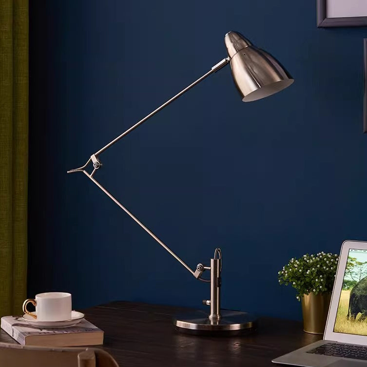 Contemporary Minimalist Iron Dome Table Lamp - 1-Light for Living Room