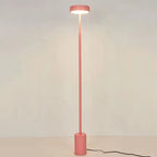 Scandinavian Round Iron LED Floor Lamp for Bedroom