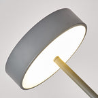Scandinavian Round Iron LED Floor Lamp for Bedroom