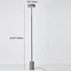 Scandinavian Round Iron LED Floor Lamp for Bedroom