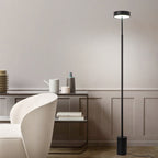 Scandinavian Round Iron LED Floor Lamp for Bedroom