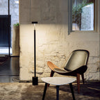 Scandinavian Round Iron LED Floor Lamp for Bedroom