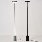 Scandinavian Round Iron LED Floor Lamp for Bedroom
