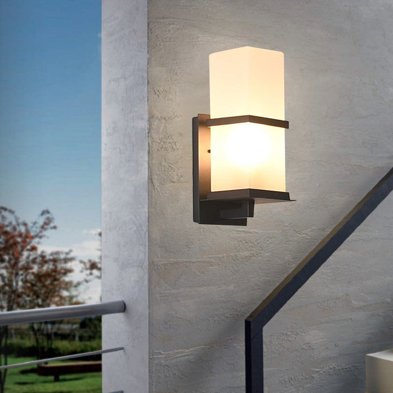 Premium Japanese Waterproof Outdoor Rectangle Wall Sconce