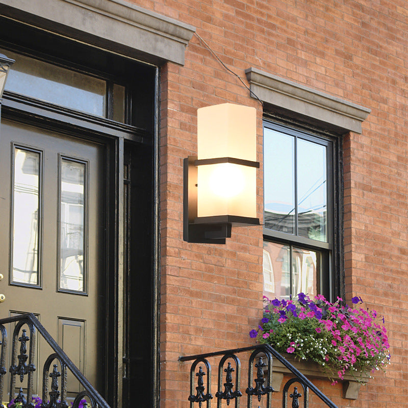 Premium Japanese Waterproof Outdoor Rectangle Wall Sconce