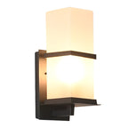 Premium Japanese Waterproof Outdoor Rectangle Wall Sconce