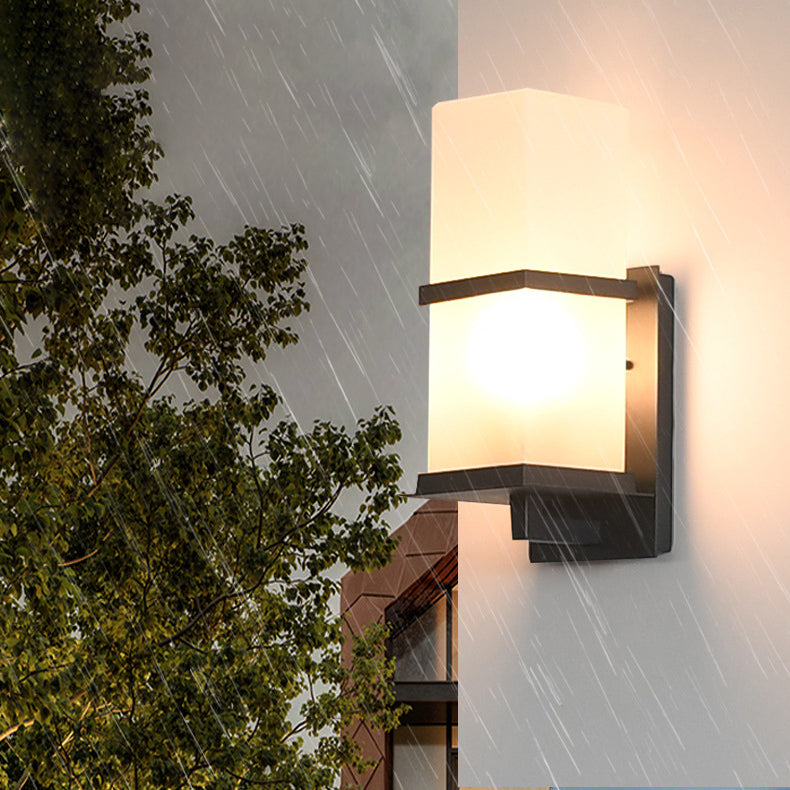 Premium Japanese Waterproof Outdoor Rectangle Wall Sconce