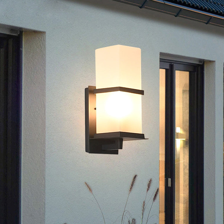 Premium Japanese Waterproof Outdoor Rectangle Wall Sconce