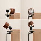 Japanese Style Round Clip Table Lamp