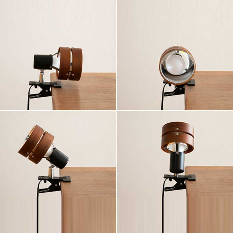 Japanese Style Round Clip Table Lamp