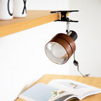 Japanese Style Round Clip Table Lamp