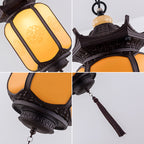 Premium Waterproof Hexagonal Chinese Lantern Pendant Light