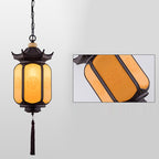 Premium Waterproof Hexagonal Chinese Lantern Pendant Light