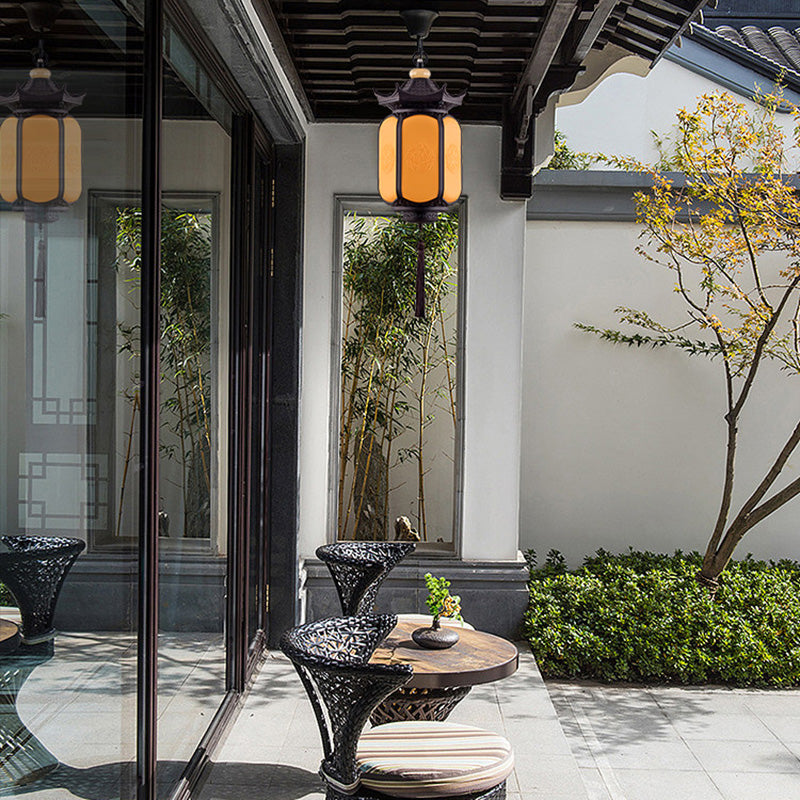 Premium Waterproof Hexagonal Chinese Lantern Pendant Light