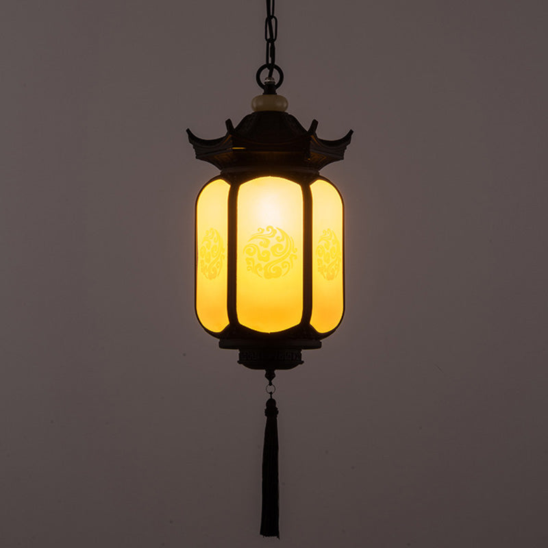 Premium Waterproof Hexagonal Chinese Lantern Pendant Light