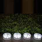 Premium Solar LED Round Ice Brick Acrylic Outdoor Light