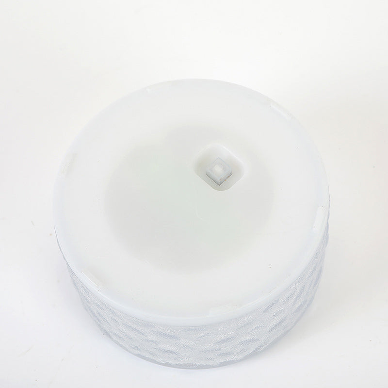 Premium Solar LED Round Ice Brick Acrylic Outdoor Light