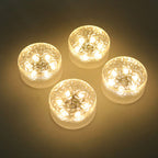 Premium Solar LED Round Ice Brick Acrylic Outdoor Light