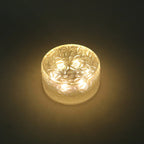 Premium Solar LED Round Ice Brick Acrylic Outdoor Light